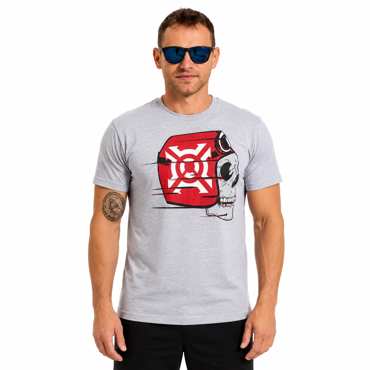 Moto Helmet Tee